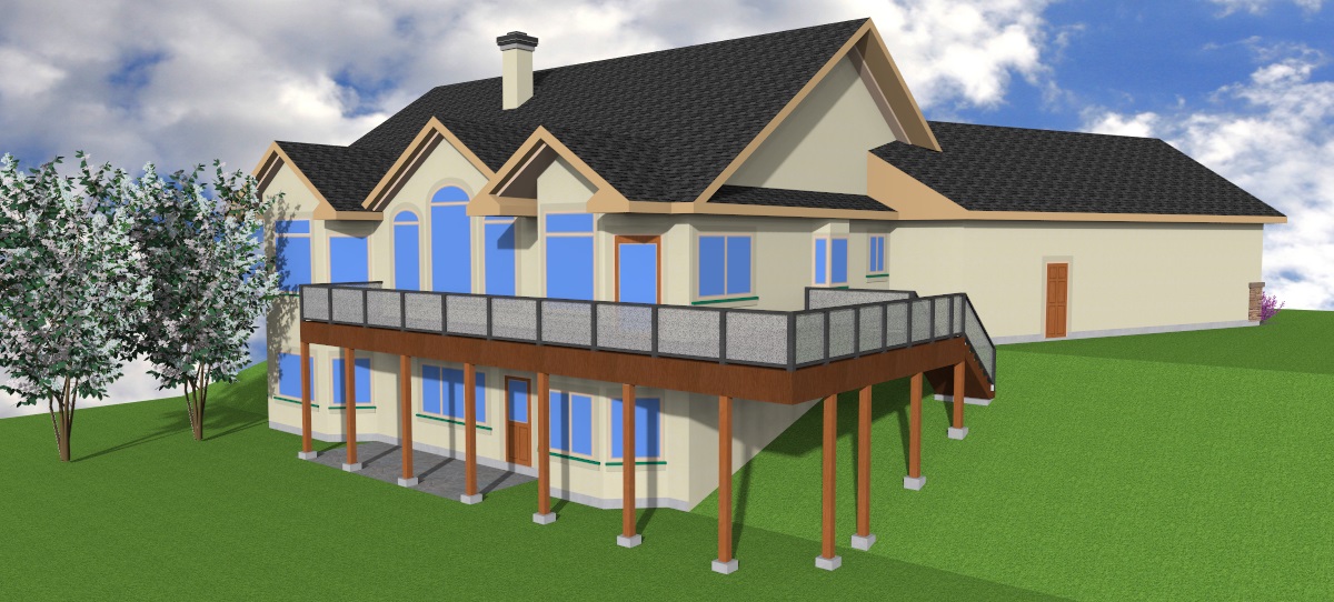 Estate Bungalow. | Edmonton Aurora Home Design Plan